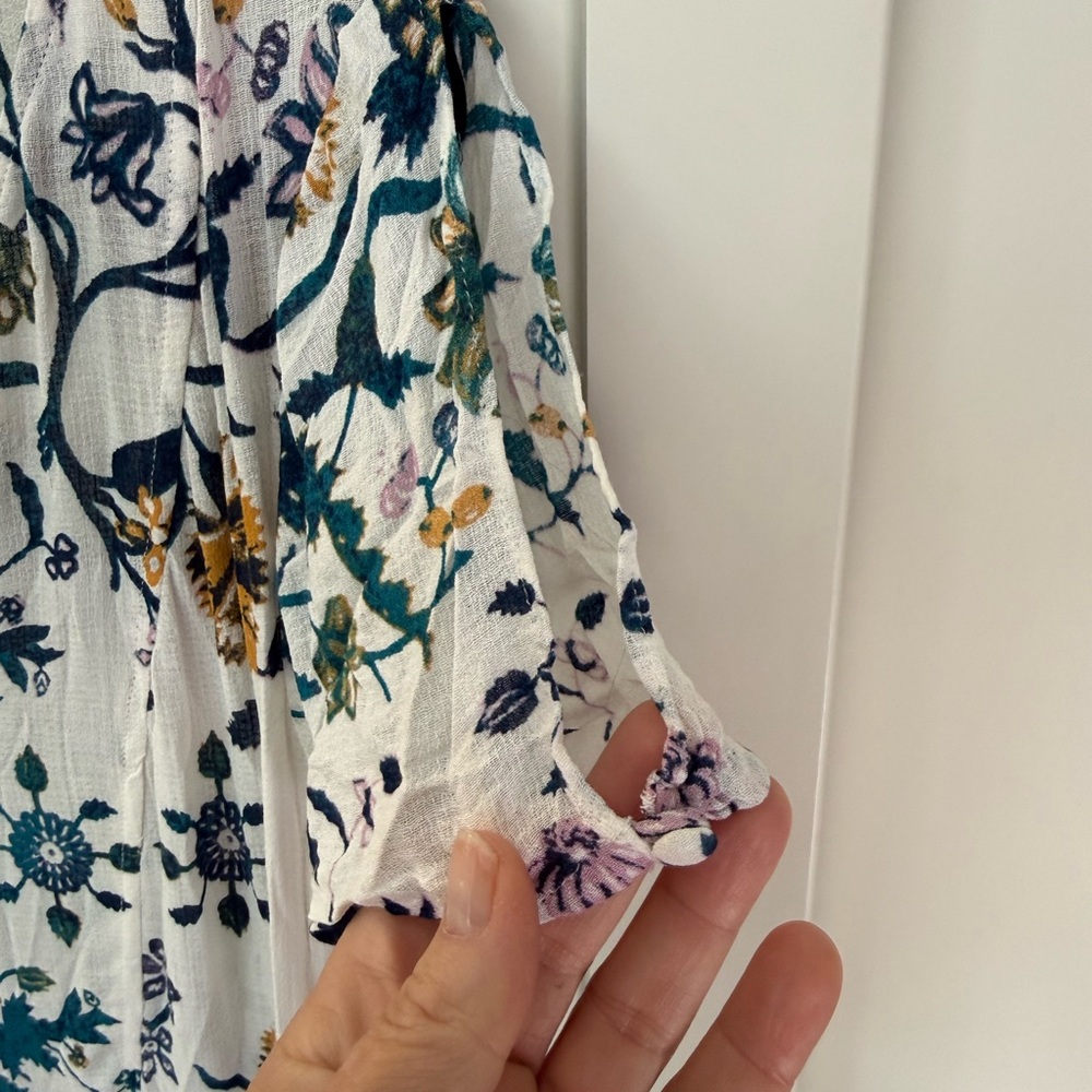 Lucky Brand Floral Print Top - Picture 4 of 5
